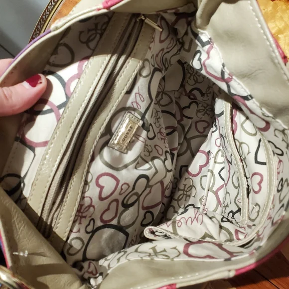 Guess Y2K Pink & Purple Patchwork Bag - Picture 4 of 5